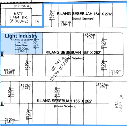Factory Industrial Land Plots For Sale in Jenjarom – 1.5 acre
