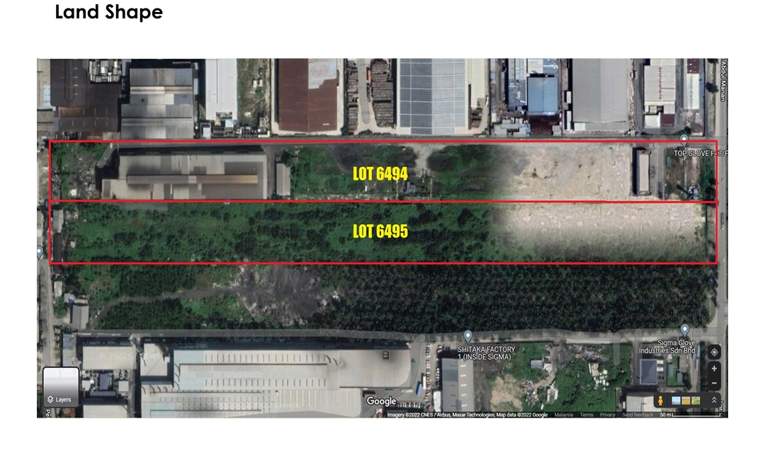 Factory Industrial Land For Sale In Klang – 10 Acres
