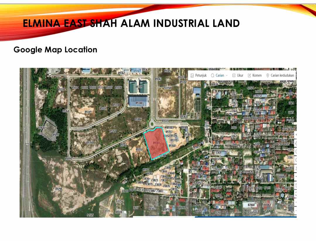 Industrial Land For Sale @ Shah Alam